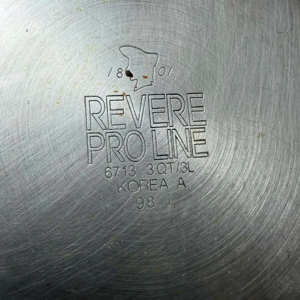 Revere stainless steel
